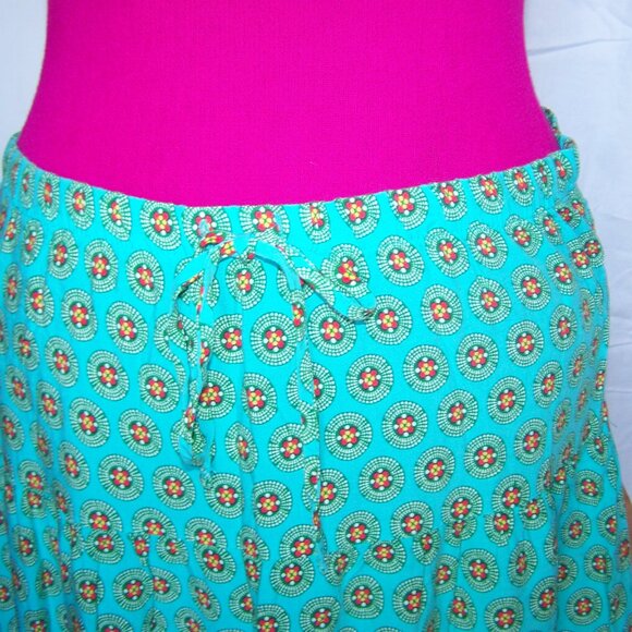 Mossimo Teal Maxi Skirt Sz M - Picture 2 of 5